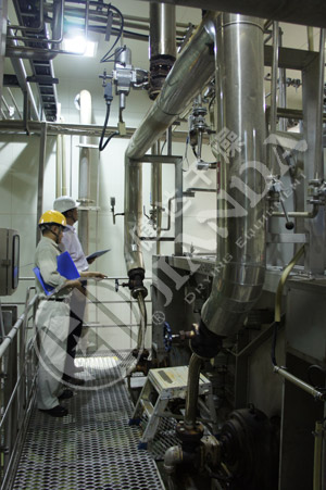 日本興人雙滾筒刮板干燥機生產線